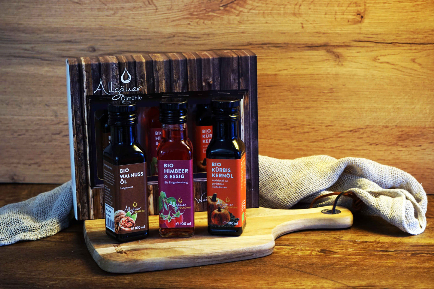 Genießerbox 3 x 100ml Essig & Öl
